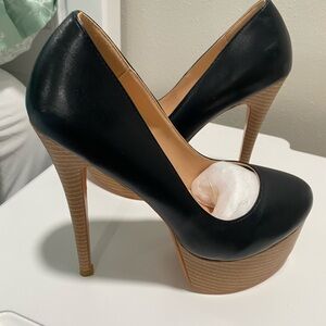 Elegant Black Platform Heels